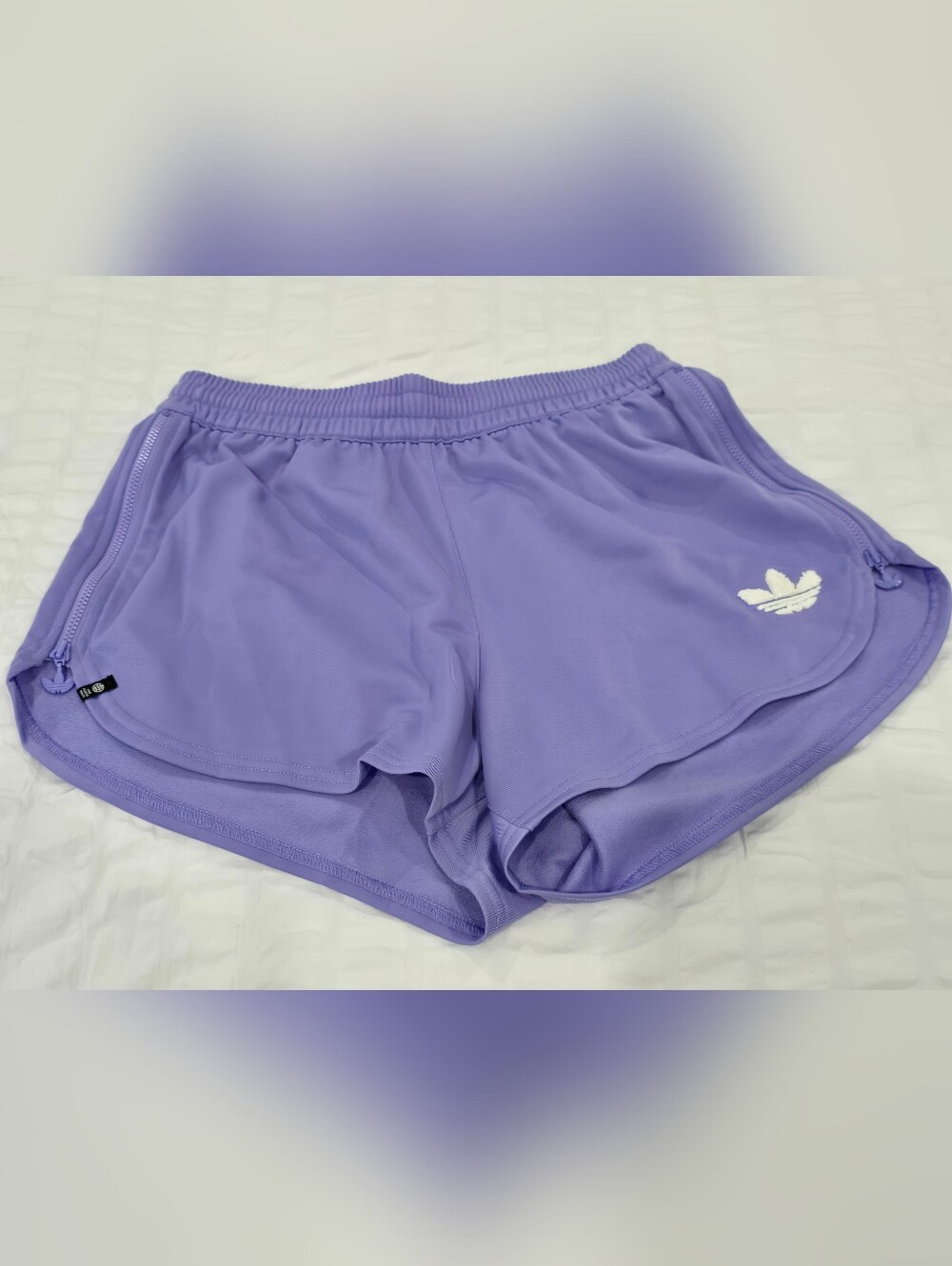 Adidas Lilac Zip Side Shorts